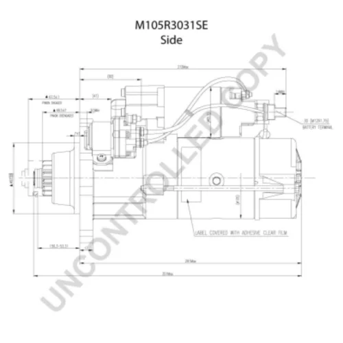 Starter Dynamo 457 Engine Euro 3, Euro 4, Euro 5