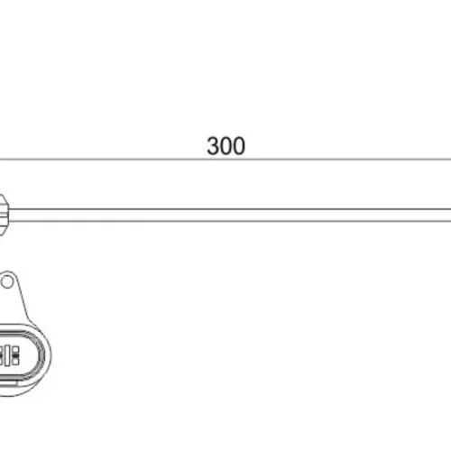 Warning Contact, brake pad wear (Braking System)