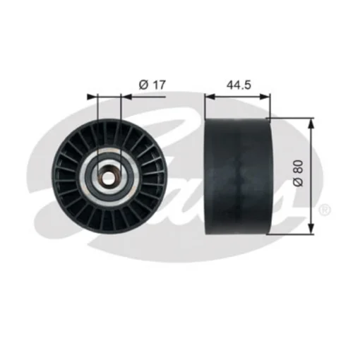 Kayış Gergi Kasnağı Actros (10x80x44, Plastik)