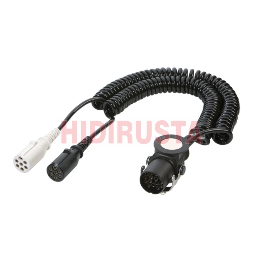Dorse Elektrik Kablosu (Plastik Güçl. Soketli, 15P ISO12098 - 2x7P ISO1185 + ISO3731, 3-4 Metre)