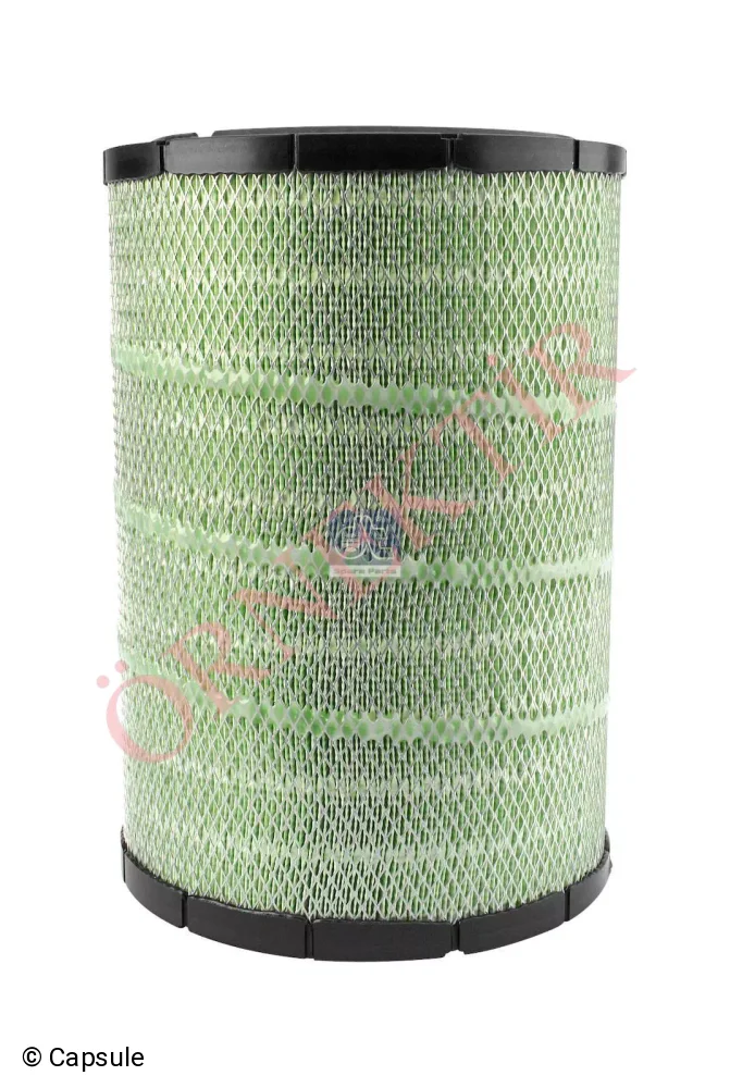 Air filter, flame retardant